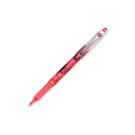 Pilot Pilot  Precise P-700 Gel Rollerball Pen, Fine, 0.7mm, Red Barrel/Ink, Dozen 38612